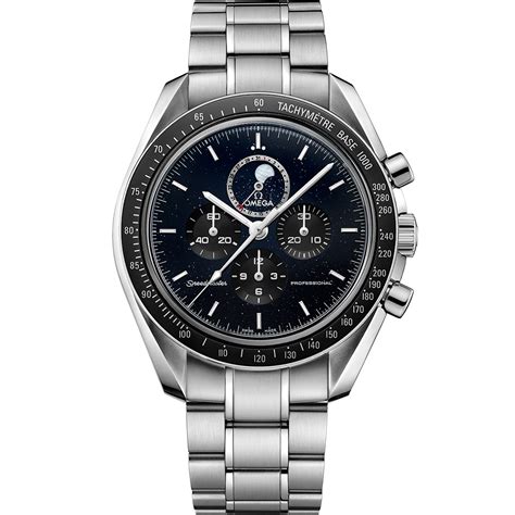 Speedmaster Moonphase 44.25 mm, steel on steel.